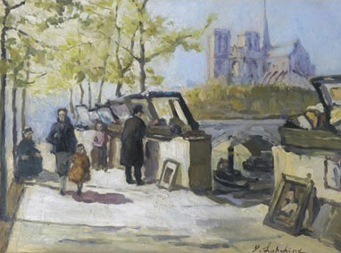 Книжная лавка у берега Сены