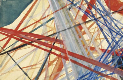 Rayonist composition
