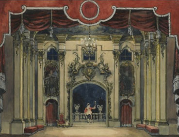 Set design for a production of Graduation Ball