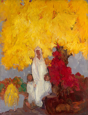 Maple tree in autumn