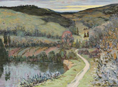 Path by a lake