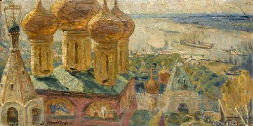 Church cupolas, Nizhny Novgorod 
