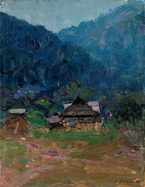 In Carpathian mountains