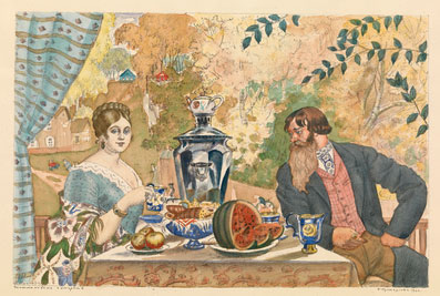 Merchant and Merchant`s Wife