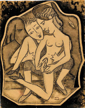 Scene erotique