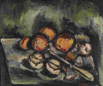 Still life with oranges