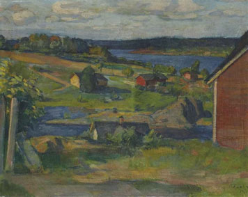 Houses by the river