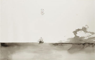 Seascape with dollar
