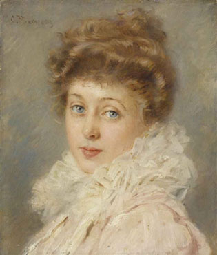 Portrait of an elegant woman