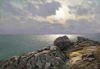 Sunset on the coast