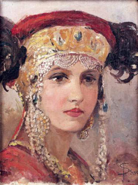 Jeune femme à la coiffe
