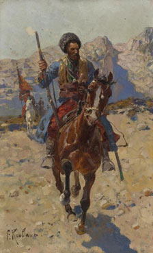 Cossack on horseback