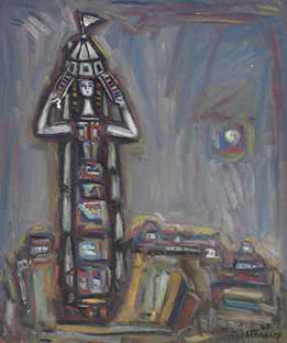 Balaganchik with ladders from the Balaganchik series
