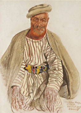 Portrait of a Hunza tribesman