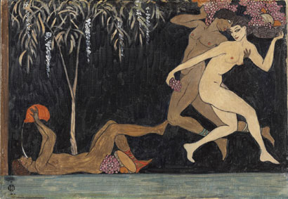Bacchic scene