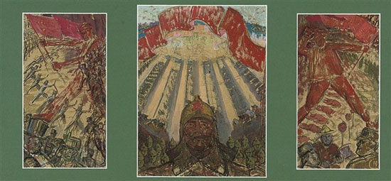 Studies for `Heroes of the Civil War`