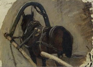 A study for the Boyarina Morozova