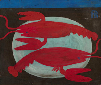 Two lobsters