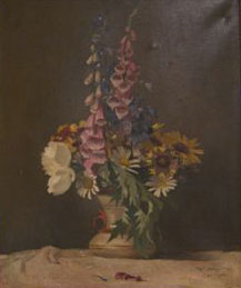 Summer flowers in a vase