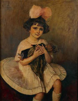 Jeune fille à la poupée