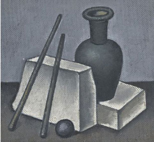 Composition with vase