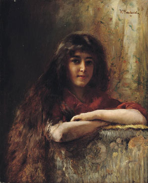 Portrait of a young girl