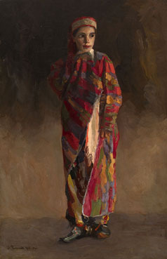 Girl in oriental clothes