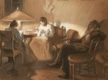 Tolstoy at home