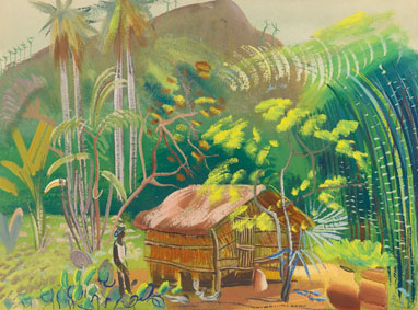 Native hut, Brazil