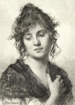 Portrait of a young woman