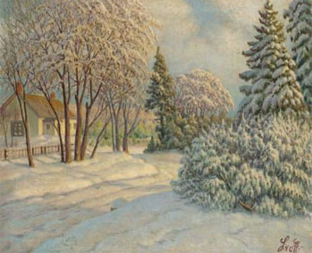 Paysage de neige