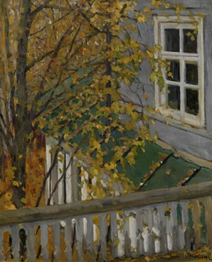View from a Balcony in Autumn