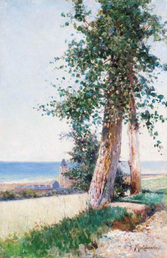 Normandy`s coastline