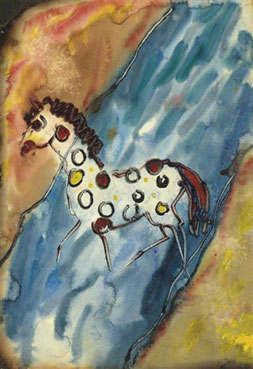 Spotted horse