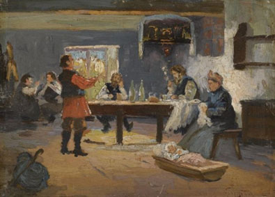 At the dacha