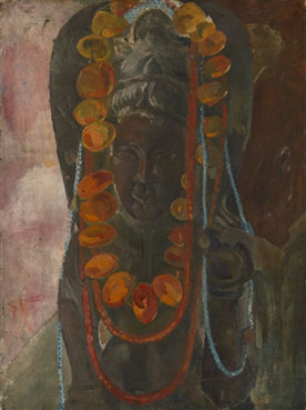Buddha with carland