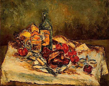 Nature morte a la table servie