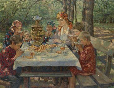 The teacher`s guests