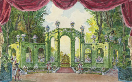Set design for Sleeping Beauty : act VI 