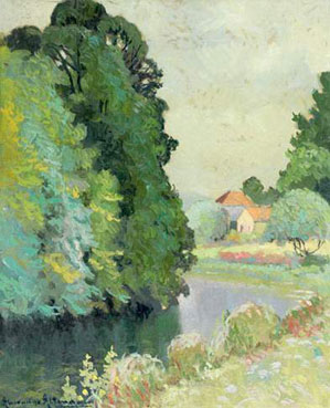 La maison au bord de l`eau