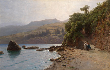 By the sea. Crimea