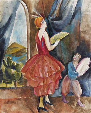 Danseuse à l`éventail