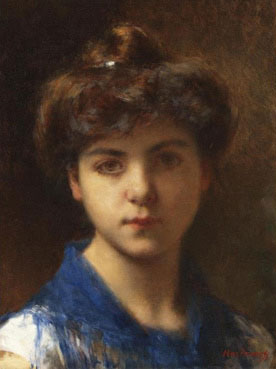 Portrait of a young girl