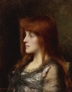 Auburn haired beauty