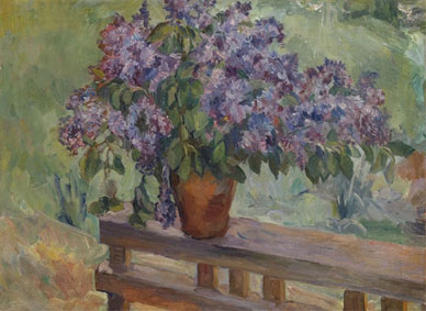 Still life with lilacs