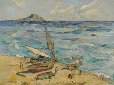 Boats on the beach, Altea
