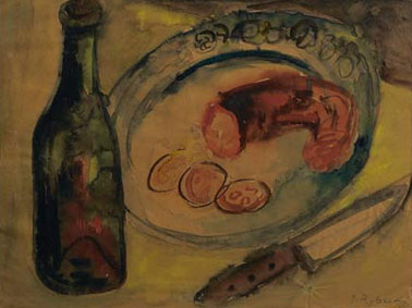 Nature morte à la bouteille