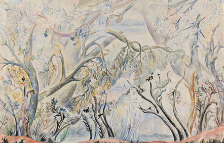 Set design for swan lake