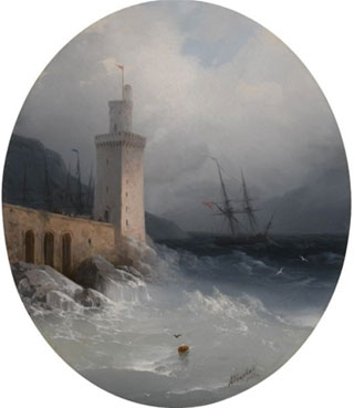 View of the Amalfi coast