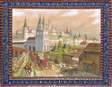 Carriage entering the Kremlin